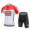 Lotto Ropa de ciclismo de equipo Lotto deportes al aire libre verano nuevo traje de ropa de ciclismo de manga corta ropa de secado rápido