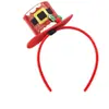 Diadema Navideña Lazo Asta Hebilla para la Cabeza Árbol de Navidad Muñeco de Nieve Adorno para la Cabeza Decoraciones Navideñas Suministros para Fiestas Infantiles