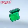 Piedra preciosa Tsavorita de corte rectangular biselado, granate sintético de itrio y aluminio verde esmeralda piedra suelta piedra principal venta al por mayor