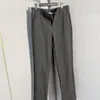Pantalones de Lujo Modernos de Seda de Leche para Otoño Pantalones Metálicos de Nylon Selección de Influencers Versátiles Casuales Largos Rectos