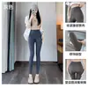 Calça de yoga para mulheres, adequada para usar fora, fina, cintura alta, modeladora de abdômen, para esportes e Pilates, emagrecedora, alongadora de pernas, leggings de alta elasticidade
