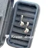 Pendientes de Estilo Sencillo Coreano con Diseño de Nicho de Plata de Ley S925 Elegantes Pendientes de Gota de Agua de Doble Capa para Mujeres de Oficina de Gama Alta