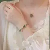 Pulseira de Jade Hetian Natural Imitado da Marca Hulu Fu Joias de Nicho de Luxo Leve para Usar na Mão Presente de Aniversário para Namorada