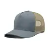 Gorra de Béisbol para Hombre al por Mayor Transfronteriza Alta Calidad Bloques de Color Malla Trucker Transpirable Versátil Viaje Protección Solar Visera