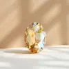[Pedido Mínimo de 1440 Piezas] Diamante Ovalado Cristal de Vidrio Adorno para Cabeza de Vestido de Novia Accesorios de Cristal Funda para Teléfono Móvil Adornos de Pedrería