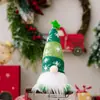 Adornos Navideños para Ventana Muñeca Sin Rostro de Piernas Largas Anciano del Bosque de Piernas Cortas Rudolph Lindo Brillante Decoraciones Festivas