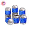 Adhesivo Azul Antiaflojamiento Acero Inoxidable 304 Tornillo de Fijación Hexagonal de Vaso M2-M8