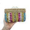 Bolso Jxl de Cristal Lleno de Diamantes de Imitación Calados Bolso de Mano Clutch de Noche con Cadena Bolso de Noche con Cadena de Un Hombro Bolso de Mujer