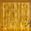 Luces Decorativas LED Seleccionadas Cuidadosamente para Bodas y Fiestas de Cumpleaños, Cortina Transfronteriza de Luces de Hilo de Cobre, Control Remoto de Ocho Funciones USB, Cadena de Luces de Colores