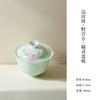 Coleção de Jogo de Chá Kung Fu para Uso Doméstico Pintado à Mão Sob Esmalte com Bule de Cerâmica, Gaiwan e Xícaras de Chá por Moji Yuanshan Lírio Campo Verde