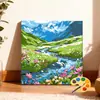 30*30 paisagem de campo pintura a óleo digital DIY pintada à mão cena de rua café pintura decorativa acrílica em estoque atacado