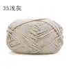 Xuefeier Hilo Liso No. 2 2mm Hebra Redonda Hueca Algodón Hilaza Algodón Puro Hilo de Algodón para Crochet Lana DIY Tejida a Mano