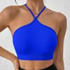 Sujetador Deportivo Transfronterizo Nuevo de Verano para Mujer, Chaleco de Espalda Descubierta con Cuello Halter, Ropa de Yoga, Ropa Deportiva para Correr y Fitness