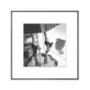 Vivian Moderno Simple Mural de Arte Blanco y Negro Sala de Estar Dormitorio Álbum de Fotos Pintura Colgante Entrada Sala Modelo Pintura Decorativa