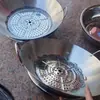 Cozedor a Vapor Isolado para Arroz Pegajoso de Guizhou, Panela para Cozinhar Arroz Pegajoso no Vapor de Guiyang, Barraca de Rua, Barraca na Beira da Estrada, Panela Isolante para Pães
