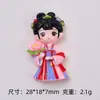 Dulce Caricatura de Niña Estilo Antiguo Creativo Hecho a Mano DIY Accesorios para Joyería Pegamento de Crema Resina Piezas Pequeñas Materiales Venta al por Mayor