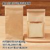 Bolsa de Pan de Alambre Rizado Papel de Seda 450g Bolsa para Tostadas 250g Ventana Cubo de Agua Rebanado Autosellante Bolsa de Papel a Prueba de Aceite