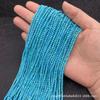 Cuentas redondas de turquesa superficie de corte 3-12 mm turquesa sintética cuentas sueltas ángulo de corte pulsera collar accesorios de joyería DIY