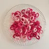 Lindo Set de Gomas para el Cabello para Niños que No Dañan el Cabello, Bandas Elásticas de Alta Elasticidad para Niñas y Bebés, Cuerdas Pequeñas para el Cabello del Tamaño de un Pulgar
