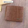 Venta Caliente Transfronteriza Cartera para Hombre 80% de Descuento Cartera de PU Portatarjetas Gran Capacidad Billetera para Monedas Pequeña Envío Directo