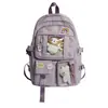 Mochila feminina novo estilo, versão coreana, para alunos do ensino fundamental e médio, fashion, moderna, fofa, de desenho animado, mochila fresca e estilosa