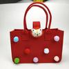 Internet Celebrity Felt Bag Acompanhando Bolsa de Presente Bolsa de Feltro dos Desenhos Animados Saco de Presente de Banquete de Casamento de Um Ano de Idade Logotipo Personalizado