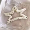 Pinzas para el Cabello Dopamina Primavera/Verano para Mujer, Pasadores de Colores, Pinzas de Tiburón, Pinzas para el Cabello de Lunares y Estampado de Leopardo para la Parte Posterior de la Cabeza, Accesorios para el Cabello de Alta Gama