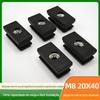 M820X40 Porca Quadrada Plug de Tubo Almofada para Perna de Cadeira Rolha Plug Interno para Perna de Mesa e Cadeira Antiderrapante Silencioso Fabricante