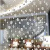 Cortina de cuentas de cristal sin taladro Cortina divisoria para sala de estar y comedor Cortina decorativa para puerta Cortina de cuentas para colgar en la pared Cortina de entrada de cuentas Celebridad de Internet Nórdico Nuevo