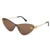 Gafas de sol de diseño de nicho con montura unida geniales para hombre, gafas anti-ultravioleta, gafas de sol cóncavas 139 90284