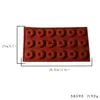Moldes de Cozinha DIY Molde para Bolo Molde para Biscoito Molde para Donut Molde para Pão Molde Semi-Circular para Chocolate