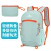 Bolsa plegable resistente al agua para ciclismo, mochila casual ligera para senderismo al aire libre, resistente al desgaste, casual, moderna, versátil, bolsa de montañismo