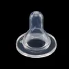Directo de fábrica tetina de silicona líquida para bebé calibre estándar tetina para bebé se puede adaptar a todo tipo de biberón de boca estándar