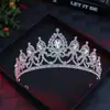 Corona de Novia Europea y Americana Tocados de Corona de Princesa con Pedrería Accesorios para el Cabello Estilismo de Boda Vestido Corona de Cumpleaños Regalo de Navidad
