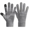 Guantes de Cuero Gruesos de Terciopelo de Invierno para Hombre, Impermeables a Prueba de Viento, Calientes para Ciclismo, Pantalla Táctil, Guantes para Conducir Motocicleta al Aire Libre