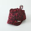 Chapéus de Bebê para Meninos e Meninas, Caudas Fofas, Novos Bonés de Baseball de Exportação para Crianças Primavera e Outono, Bonés com Aba Curta Estampados de Leopardo
