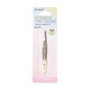 Pinzas Kawasaki para Cejas, Pinza para Cejas Dorada, Pinzas Pequeñas para Recortar la Barba, Pinza para Dar Forma a las Cejas, Herramienta para Depilación de Barba y Vello