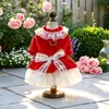 PETCIRCLE Ropa para Mascotas Perros Pequeños Cachorros Mascotas Lindas Otoño Invierno Protección contra el Frío Vestido de Princesa Vestido de Noche de Terciopelo