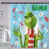 Venta caliente transfronteriza de Amazon Cortina de ducha divisoria impermeable y a prueba de moho del Grinch Impresión digital HD 3D ventas directas de fábrica