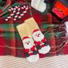 Calcetines navideños forro polar coral invierno gruesos cálidos calcetines de tubo calcetines para dormir de vacaciones lindos de dibujos animados para mujer calcetines transfronterizos