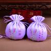 Sachês de Fragrância Criativos Tradicionais Estilo Chinês, Sacos Vazios Atacado, Sachês para Atrações Turísticas, Acessórios Hanfu, Bolsas Redondas de Fragrância com Bênçãos com o Caractere''