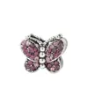 Cuentas de Aleación Corazón Rosa Papá Noel Mariposa Doble Corazón Candado Winnie DIY Nuevos Accesorios para Pulseras Joyería Lote Mixto