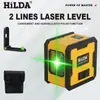 Nivelador Láser Infrarrojo Portátil de 5 Líneas y 2 Líneas Transfronterizo de Mini Tamaño, Nivelador de Agua de Luz Fuerte de Alta Precisión