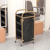 Carrito de peluquería, gabinete de herramientas para peluquería, carrito de herramientas para teñido permanente, carrito de almacenamiento móvil para salón de permanente