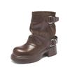 Botas Martin Augusden para Mujer 2026 Botines Nuevos de Otoño Suela Gruesa Botas Melard Botas Vaqueras Occidentales de Tacón