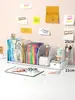 Estante de livros simples prateleira de mesa infantil combinação de prateleiras de livros para mesa de estudante simples moderna uso dormitório pequena estante de livros