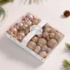 Decoraciones Navideñas Transfronterizas Colgantes de Bolas Navideñas 42 Colgantes de Escena Navideña Colgantes de Caja de Árbol de Navidad