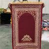 Alfombra para el Hogar Estilo Étnico, Fácil de Cuidar, Felpudo de Cristal Terciopelo Estampado, Alfombrilla de Rodillas para Rezar con Borlas Doble Cara, Muebles para el Hogar al por Mayor
