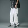 Pantalones vaqueros para hombre, otoño 2023, nuevos pantalones de calle, pantalones holgados de pierna recta, pantalones de pierna ancha de marca de moda.