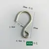 Fabricante de Ganchos en S Gancho en S de Acero Inoxidable Gancho Funcional Gancho de Hierro 30 Estilos en Stock Se Pueden Hacer Formas Según los Requisitos